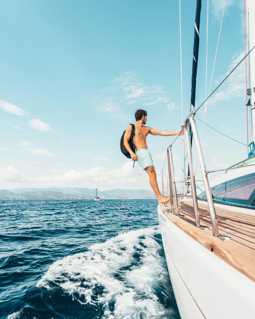Man Sailing